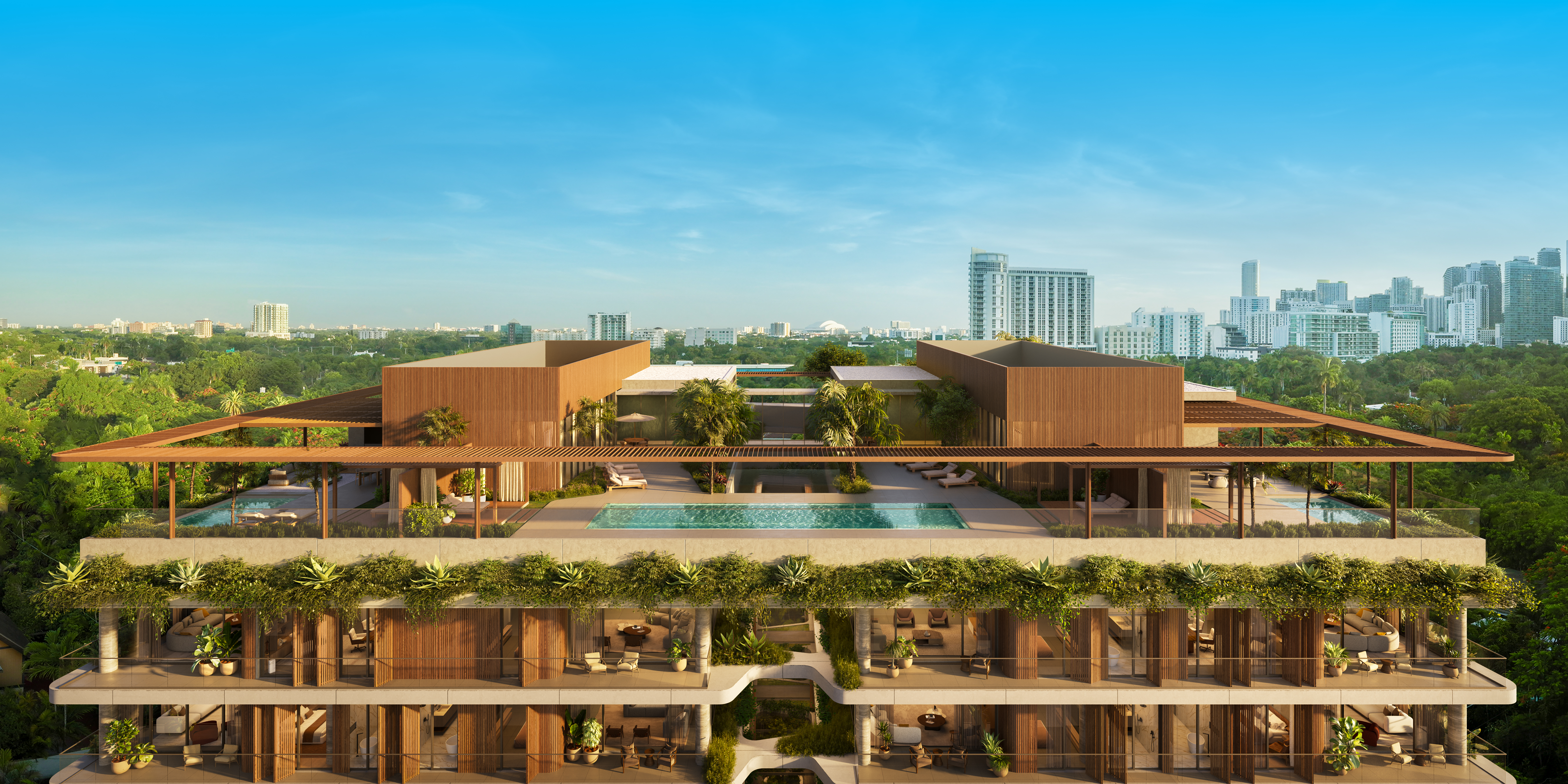 Aerial view of Colette Brickell